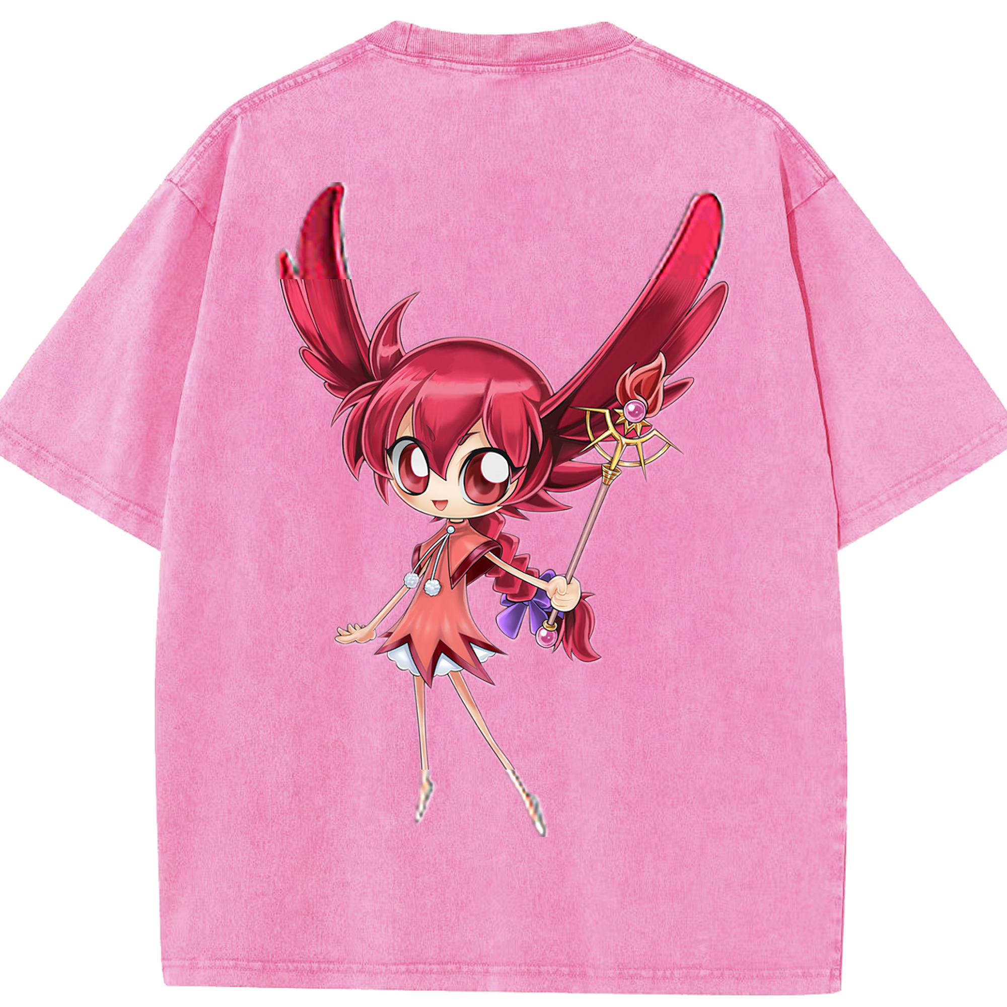 （画像用） 遊☆戯☆王 Yu-Gi-Oh! 綿100% ヴィンテージ風 半袖Tシャツ（背面プリント）